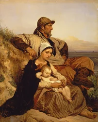 Die Familie des Fischers, 1848